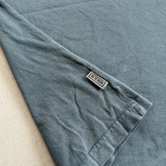 Vintage 90s Radiohead WASTE T Shirt Blue M USA Thom Yorke Kid A Test Specimen - Picture 9 of 10